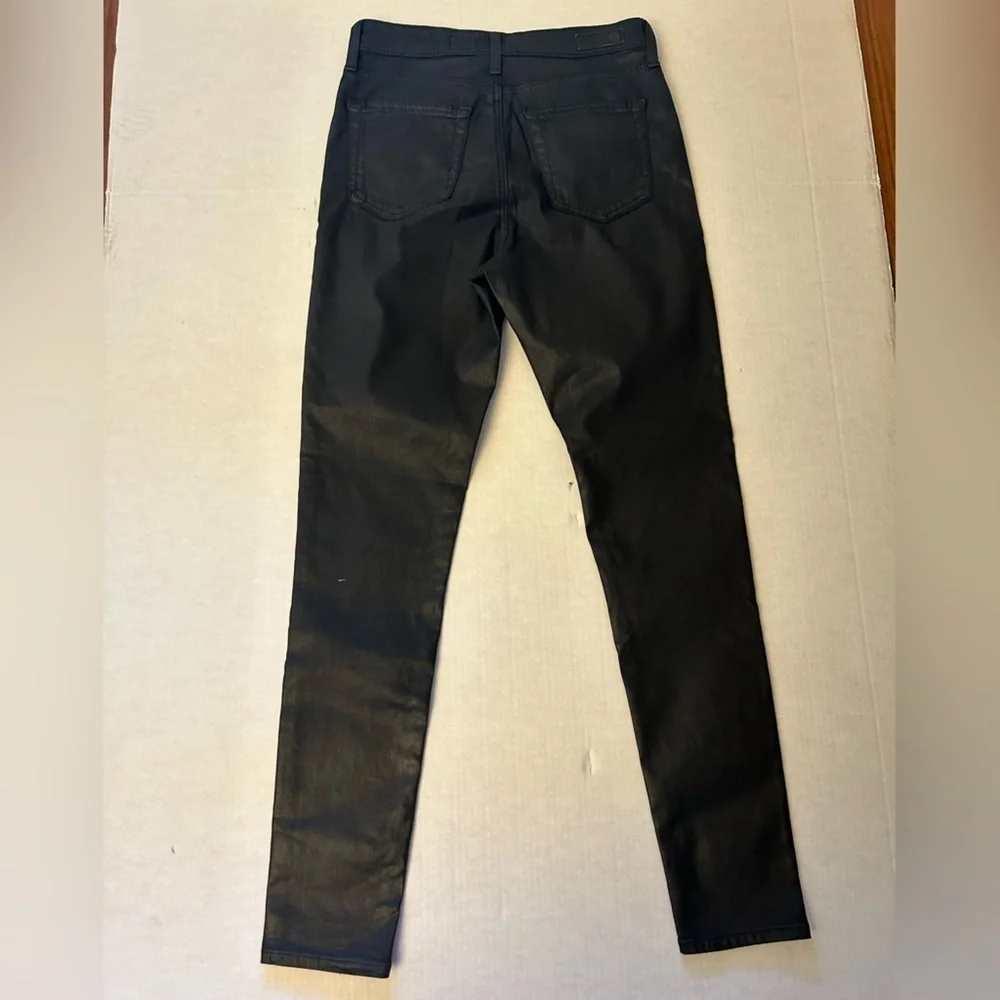 AGA Adriano Goldschmied The Mila super high rise skinny black jeans‎ Sz-29R. Y5